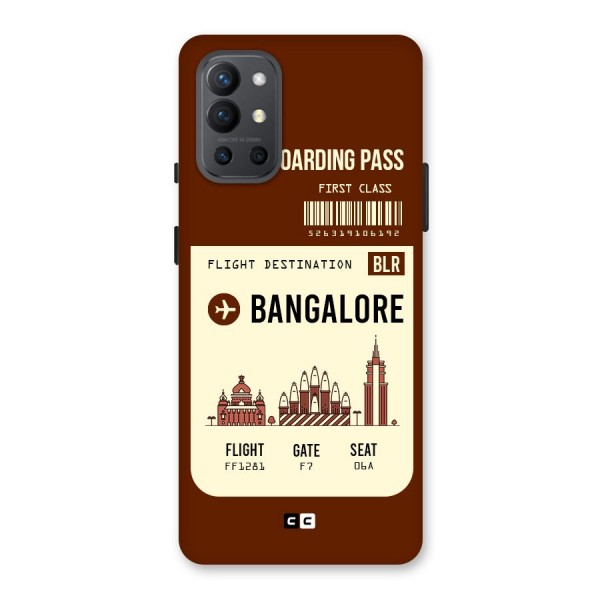 Bangalore Boarding Pass Back Case for OnePlus 9R