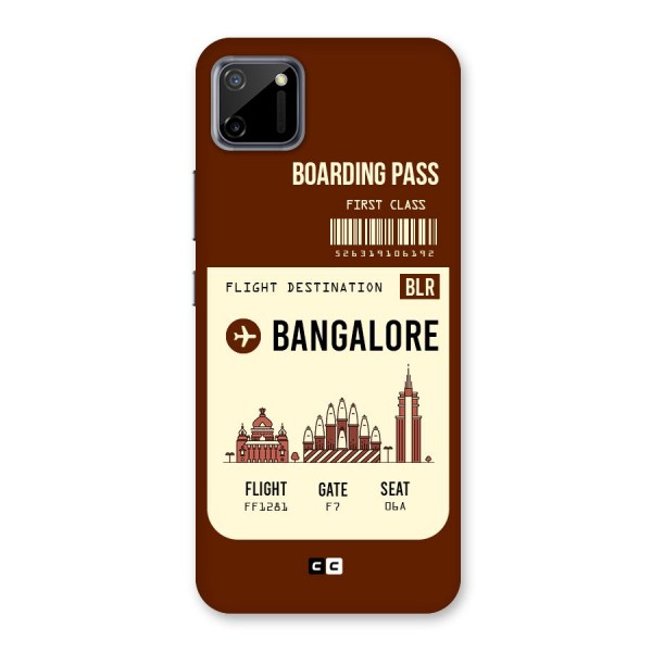 Bangalore Boarding Pass Back Case for Realme C11