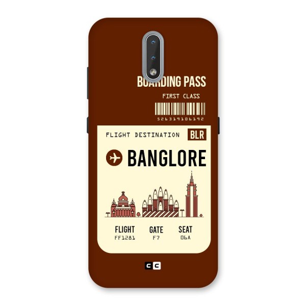 Banglore Boarding Pass Back Case for Nokia 2.3