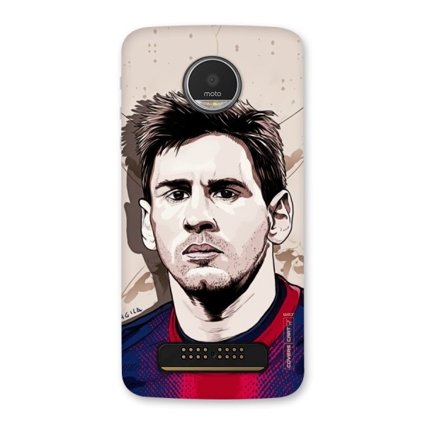 Barca King Messi Back Case for Moto Z Play