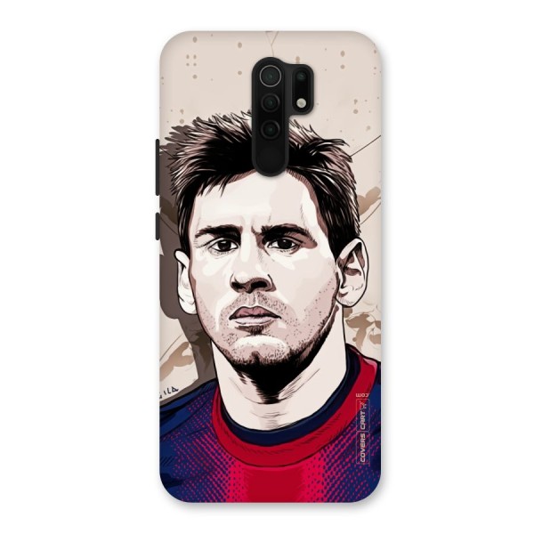 Barca King Messi Back Case for Redmi 9 Prime