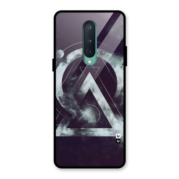 Basic Galaxy Shape Glass Back Case for OnePlus 8