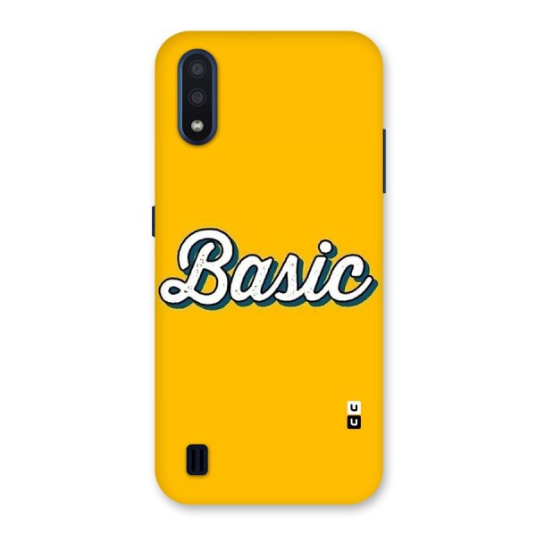 Basic Yellow Back Case for Galaxy M01