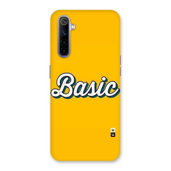 Basic Yellow Back Case for Realme 6