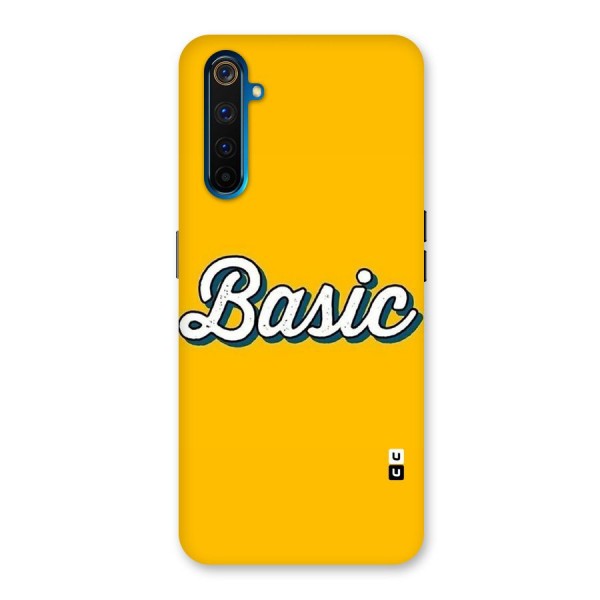 Basic Yellow Back Case for Realme 6 Pro