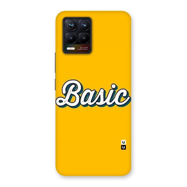 Basic Yellow Back Case for Realme 8