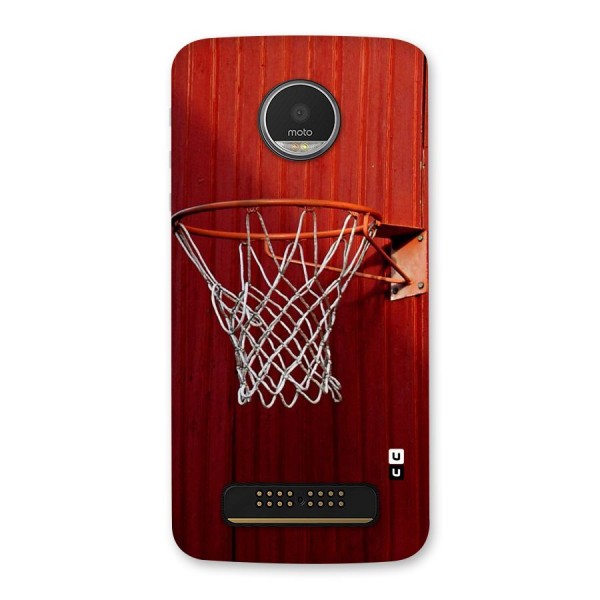 Basket Red Back Case for Moto Z Play