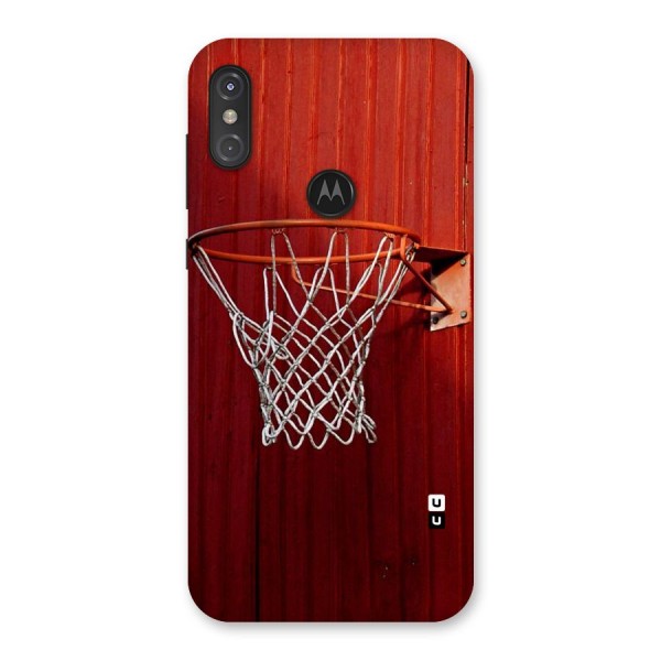 Basket Red Back Case for Motorola One Power