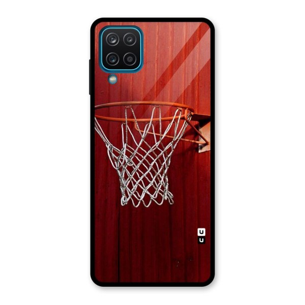 Basket Red Glass Back Case for Galaxy A12