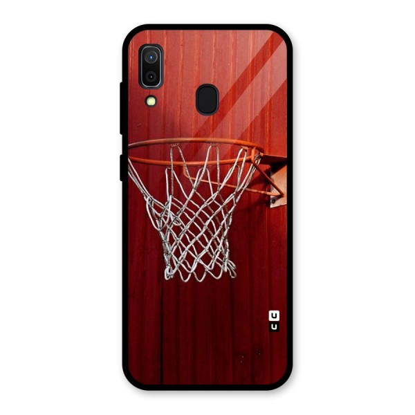 Basket Red Glass Back Case for Galaxy A30