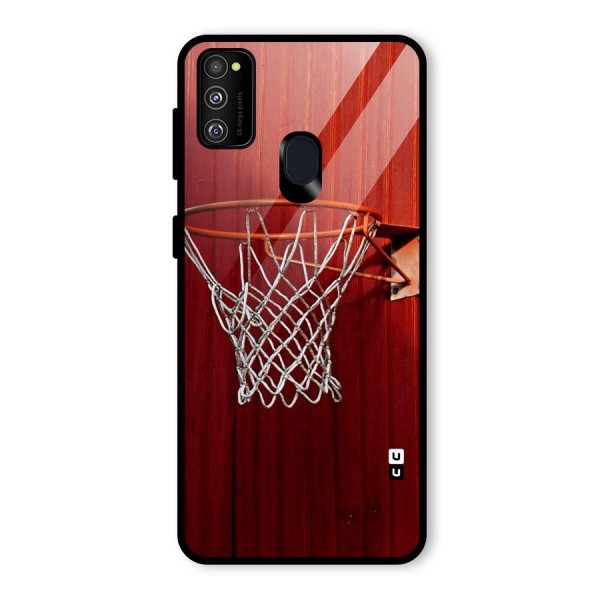 Basket Red Glass Back Case for Galaxy M21