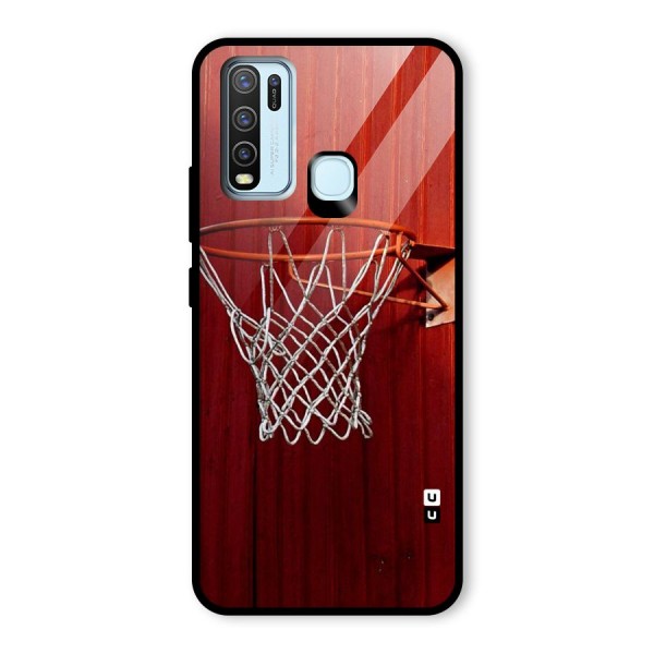 Basket Red Glass Back Case for Vivo Y30