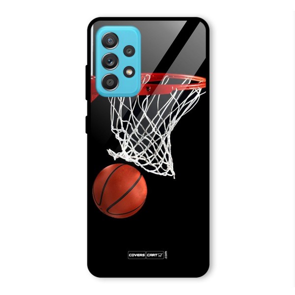 Basketball Glass Back Case for Galaxy A52s 5G