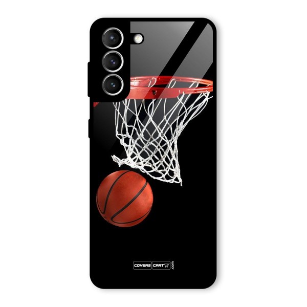 Basketball Glass Back Case for Galaxy S21 5G