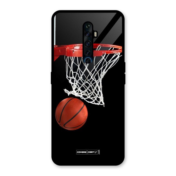 Basketball Glass Back Case for Oppo Reno2 F