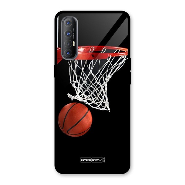 Basketball Glass Back Case for Oppo Reno3 Pro