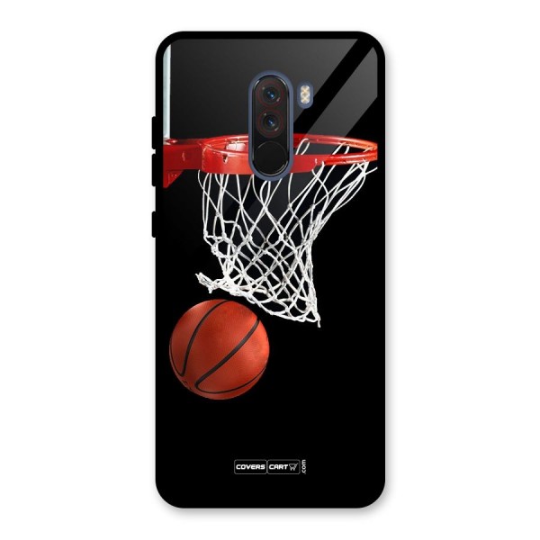 Basketball Glass Back Case for Poco F1