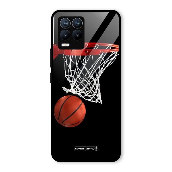 Basketball Glass Back Case for Realme 8 Pro