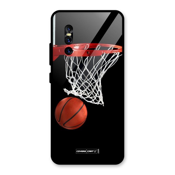 Basketball Glass Back Case for Vivo V15 Pro