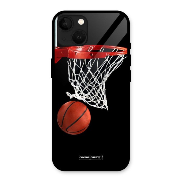 Basketball Glass Back Case for iPhone 13