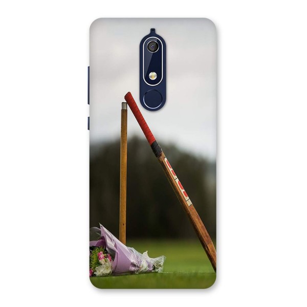 Bat Wicket Back Case for Nokia 5.1