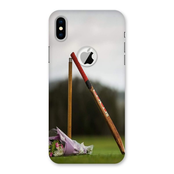 Bat Wicket Back Case for iPhone XS Logo Cut