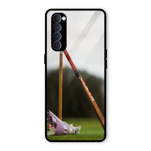 Bat Wicket Glass Back Case for Oppo Reno4 Pro