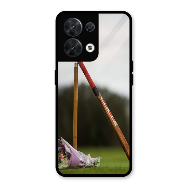 Bat Wicket Glass Back Case for Oppo Reno8 5G