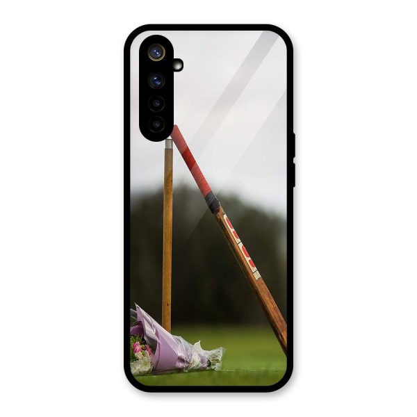 Bat Wicket Glass Back Case for Realme 6