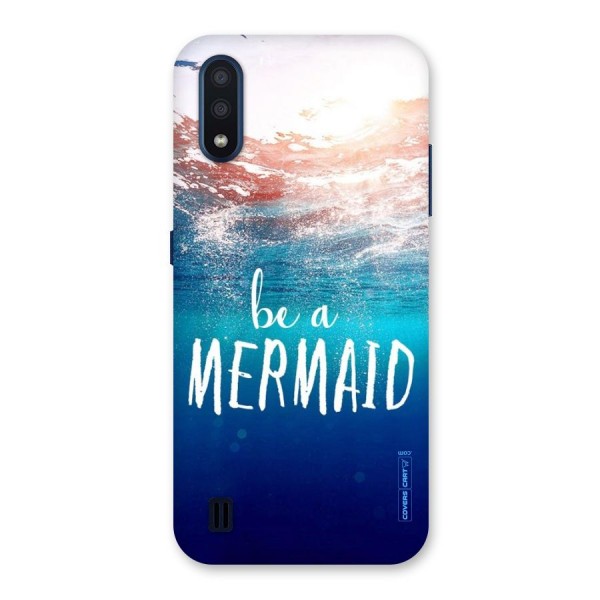 Be A Mermaid Back Case for Galaxy M01