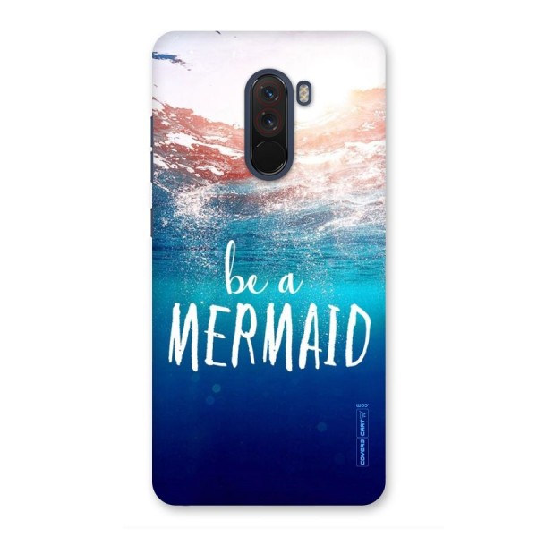 Be A Mermaid Back Case for Poco F1