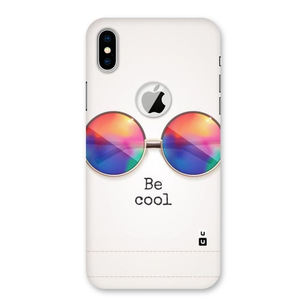 Be Cool Back Case for iPhone XS Logo Cut