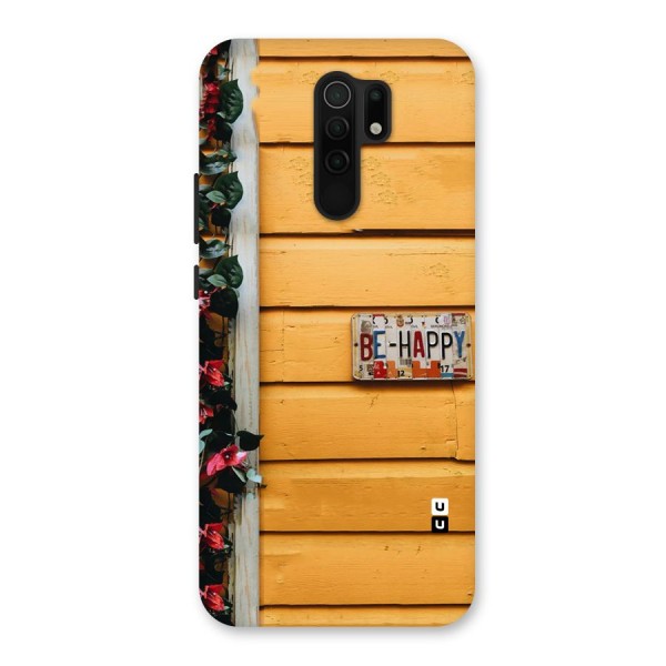 Be Happy Yellow Wall Back Case for Poco M2