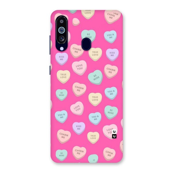 Be Mine Hearts Pattern Back Case for Galaxy A60