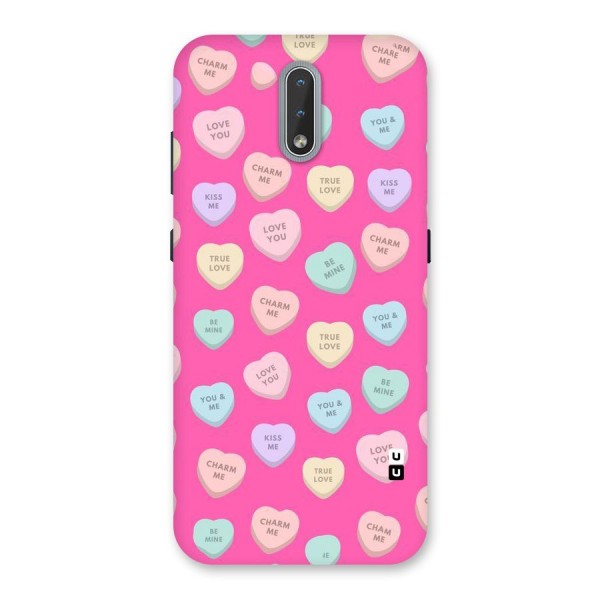 Be Mine Hearts Pattern Back Case for Nokia 2.3