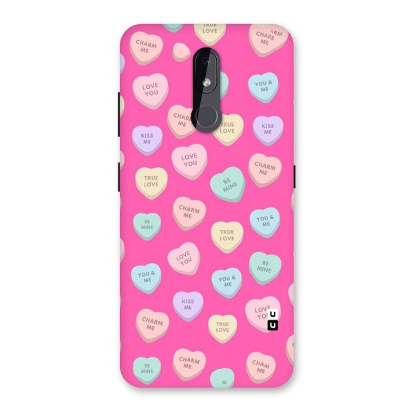 Be Mine Hearts Pattern Back Case for Nokia 3.2