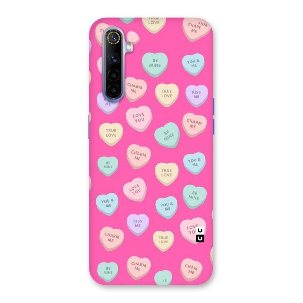 Be Mine Hearts Pattern Back Case for Realme 6