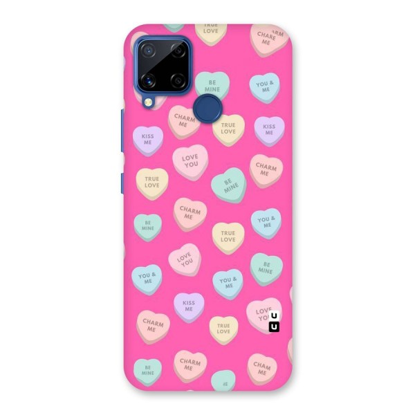 Be Mine Hearts Pattern Back Case for Realme C12