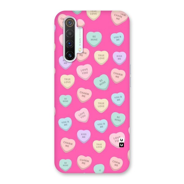 Be Mine Hearts Pattern Back Case for Realme X3