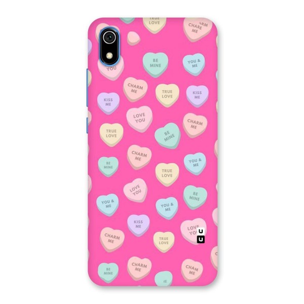 Be Mine Hearts Pattern Back Case for Redmi 7A