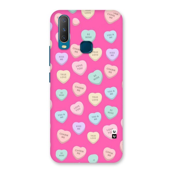 Be Mine Hearts Pattern Back Case for Vivo U10