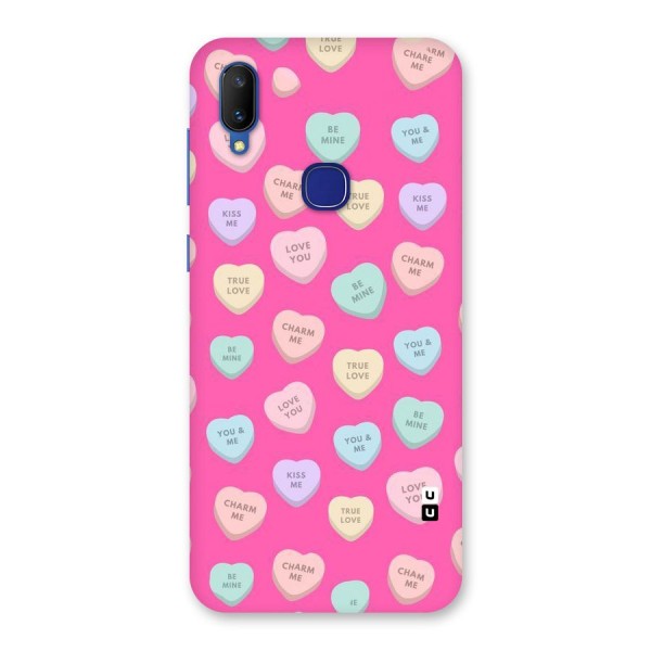 Be Mine Hearts Pattern Back Case for Vivo V11