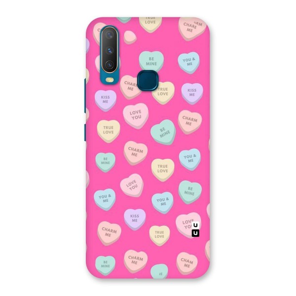 Be Mine Hearts Pattern Back Case for Vivo Y12
