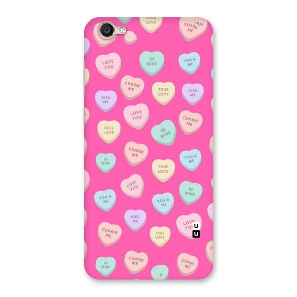 Be Mine Hearts Pattern Back Case for Vivo Y55s