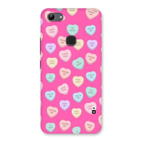 Be Mine Hearts Pattern Back Case for Vivo Y81