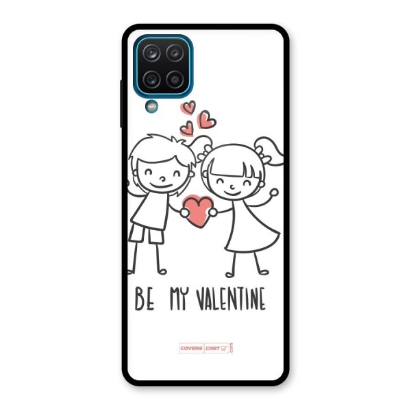 Be My Valentine Glass Back Case for Galaxy A12