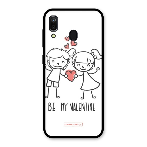 Be My Valentine Glass Back Case for Galaxy A30