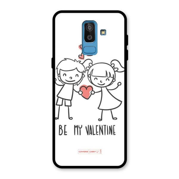 Be My Valentine Glass Back Case for Galaxy J8