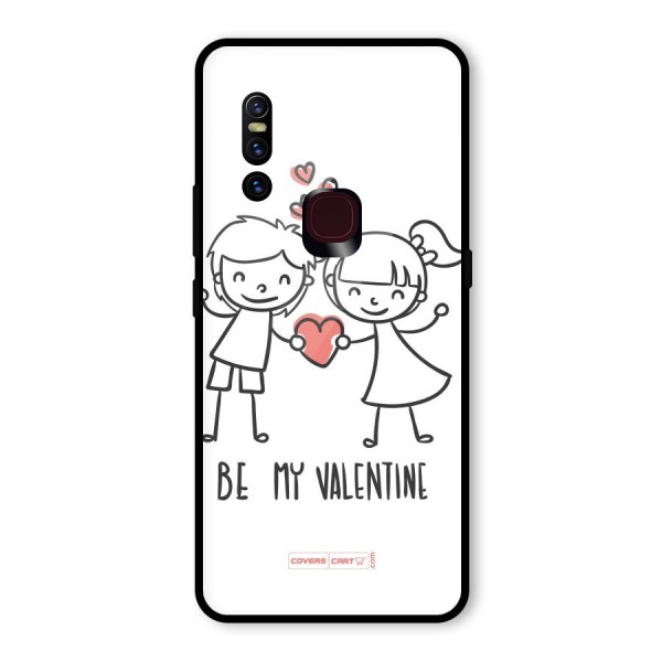 Be My Valentine Glass Back Case for Vivo V15