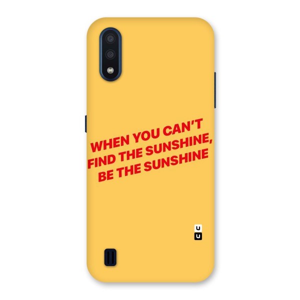 Be The Sunshine Back Case for Galaxy M01